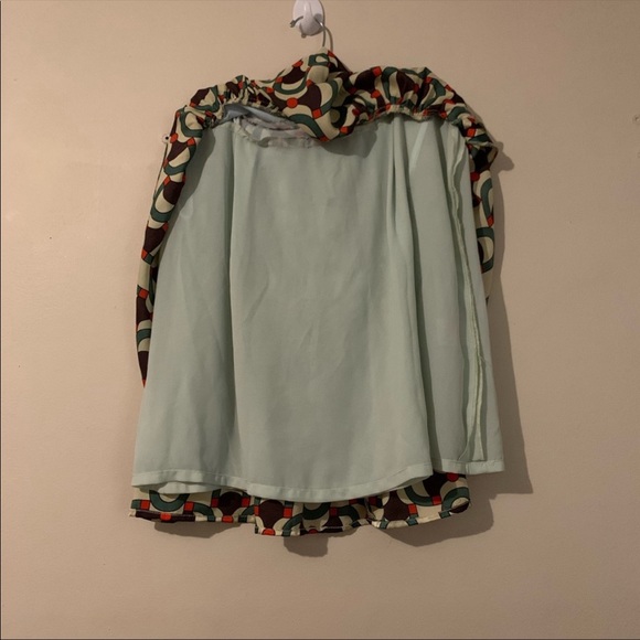 Custom made horseshoe print skirt NWOT fits size L - Picture 4 of 6